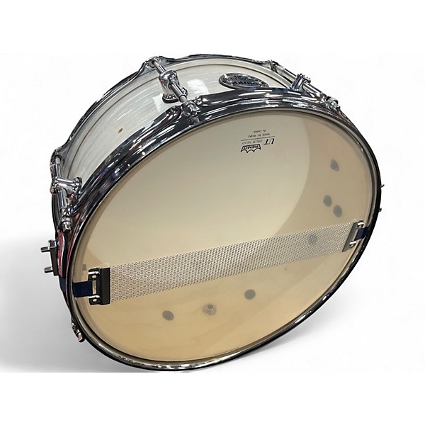 Used ddrum 14in SE Flyer Pearl White Drum