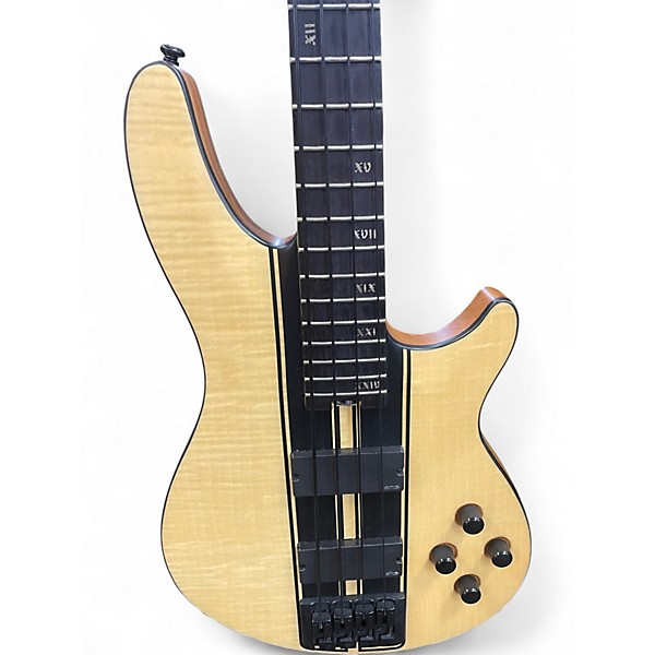 Used Schecter Guitar Research C-4 GT Natural Electric Bass Guitar