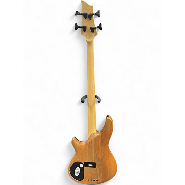 Used Schecter Guitar Research C-4 GT Natural Electric Bass Guitar