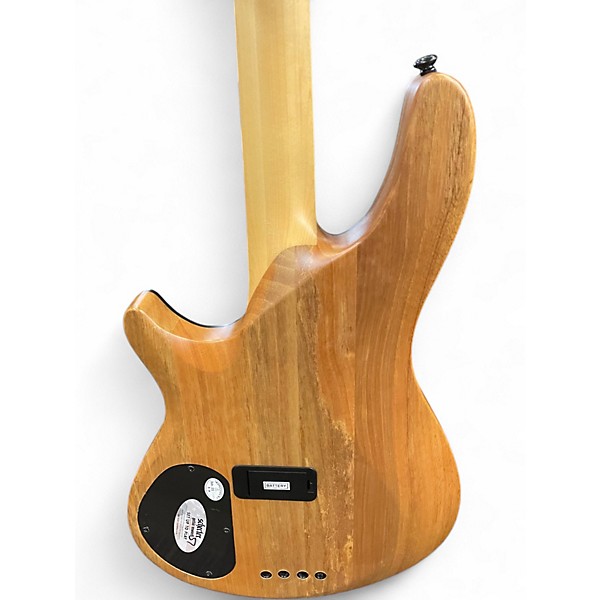 Used Schecter Guitar Research C-4 GT Natural Electric Bass Guitar