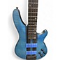 Used Schecter Guitar Research C-5 GT Blue Electric Bass Guitar