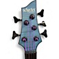 Used Schecter Guitar Research C-5 GT Blue Electric Bass Guitar