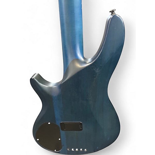 Used Schecter Guitar Research C-5 GT Blue Electric Bass Guitar