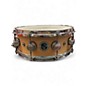 Used DW 5X14 Collector's Series Finish Ply Super Solid Maple Snare Natural Drum thumbnail