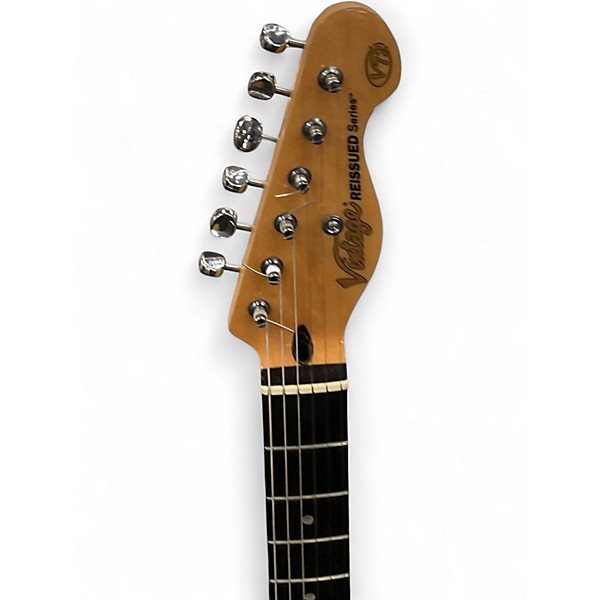 Used Vintage Reissued Series V72 3 Tone Sunburst Hollow Body Electric Guitar