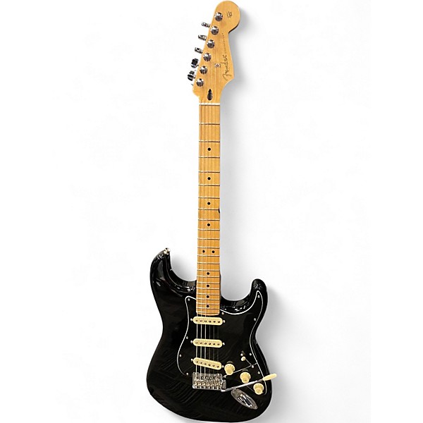 Used Fender Player Stratocaster Black Solid Body Electric Guitar