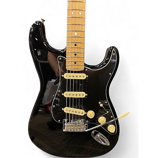 Used Fender Player Stratocaster Black Solid Body Electric Guitar