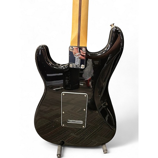Used Fender Player Stratocaster Black Solid Body Electric Guitar