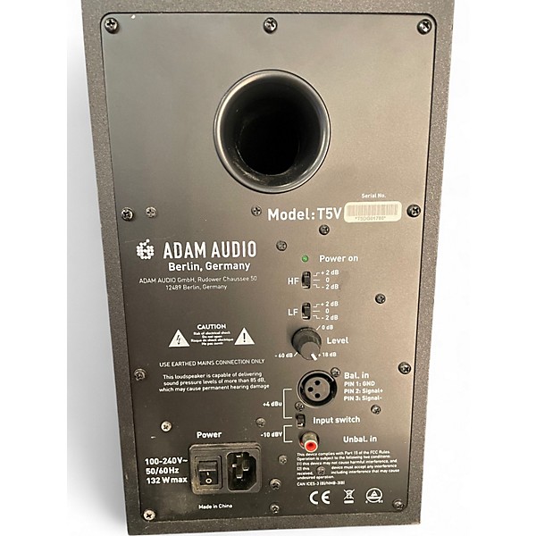 Used ADAM Audio T5V Pair Powered Monitor