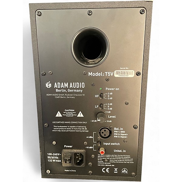 Used ADAM Audio T5V Pair Powered Monitor