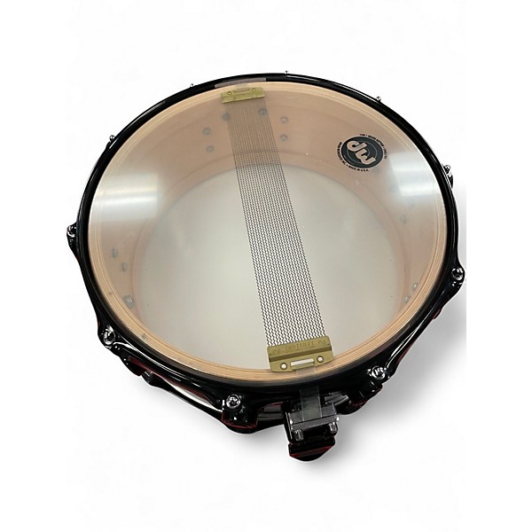 Used 2000s DW 14X6 Ten and Six Collectors Series Maple White w/Black Chrome hardware Drum