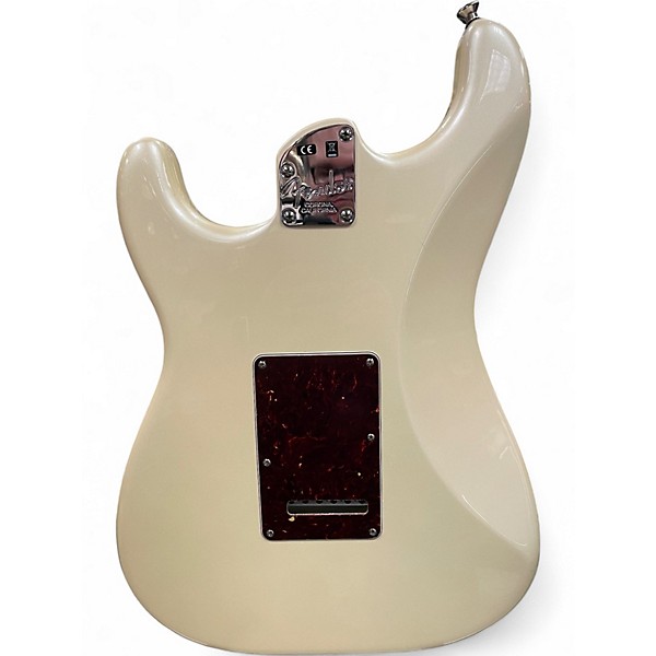 Used Fender American Elite Stratocaster W/EMG PICKUPS Aztec Gold Solid Body Electric Guitar