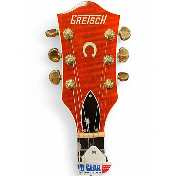 Used Gretsch Guitars G6120 Chet Atkins Signature Orange Hollow Body Electric Guitar