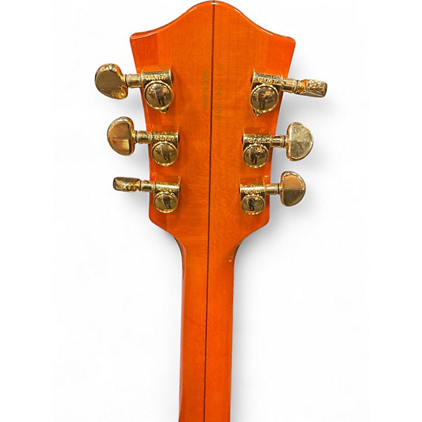 Used Gretsch Guitars G6120 Chet Atkins Signature Orange Hollow Body Electric Guitar