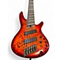 Used Ibanez SRMS806 Trans Orange Electric Bass Guitar thumbnail