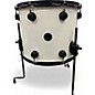 Used 1990s DW 3 Piece 3 Pc Collectors kit Keller shells White w/Black Chrome Hardware Drum Kit