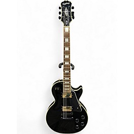 Used Epiphone Les Paul Custom Black Solid Body Electric Guitar