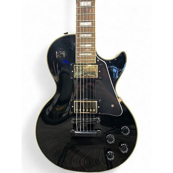 Used Epiphone Les Paul Custom Black Solid Body Electric Guitar