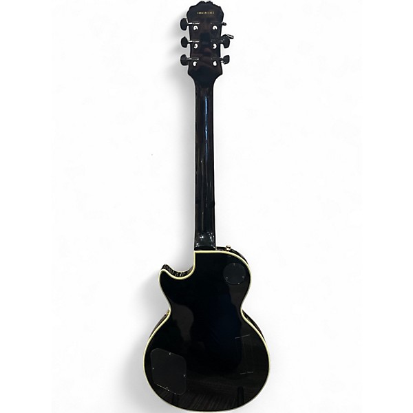 Used Epiphone Les Paul Custom Black Solid Body Electric Guitar