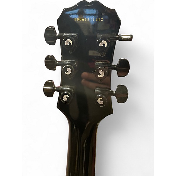 Used Epiphone Les Paul Custom Black Solid Body Electric Guitar