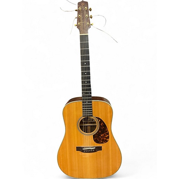 Used Takamine EF360S Natural Acoustic Electric Guitar