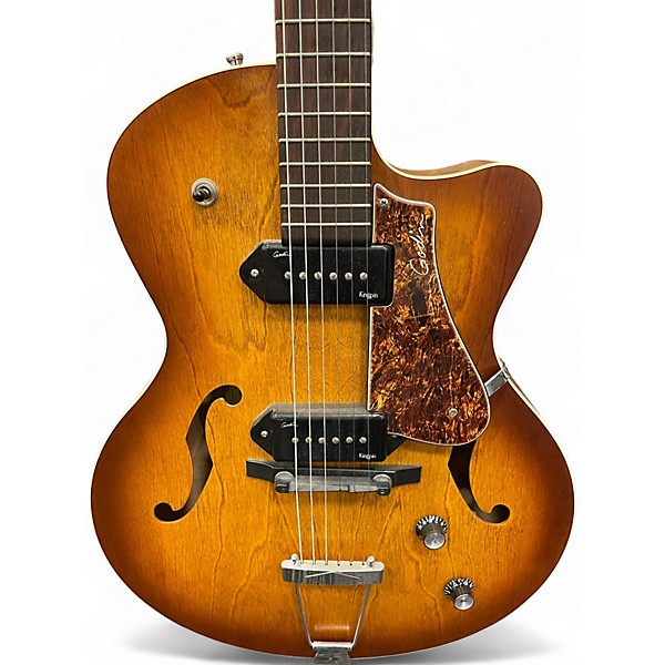 Used Godin 5th Avenue Kingpin II COGNAC BURST Hollow Body Electric Guitar