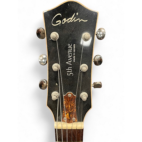 Used Godin 5th Avenue Kingpin II COGNAC BURST Hollow Body Electric Guitar