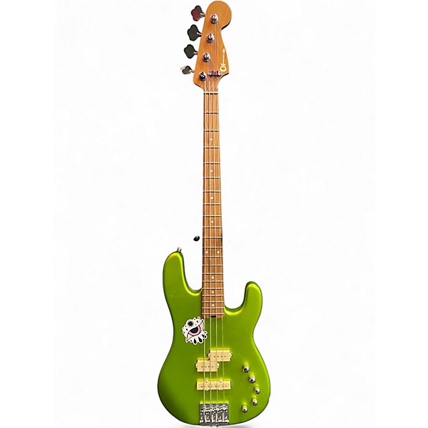 Used Charvel Pro Mod San Dimas PJ IV Lime Green Metallic Electric Bass Guitar