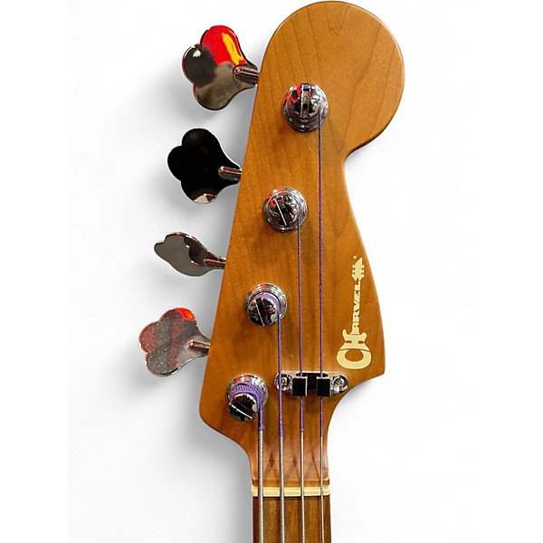 Used Charvel Pro Mod San Dimas PJ IV Lime Green Metallic Electric Bass Guitar