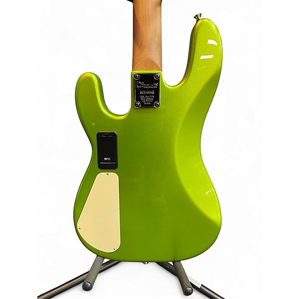 Used Charvel Pro Mod San Dimas PJ IV Lime Green Metallic Electric Bass Guitar