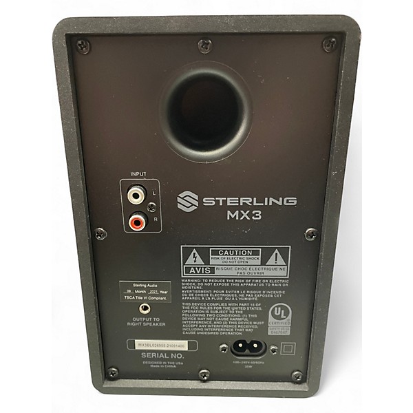 Used Sterling Audio MX3 Pair Powered Monitor