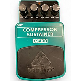 Used Behringer CS400 Compressor Sustainer Effect Pedal