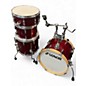 Used SONOR 4 Piece AQX Red Moon Sparkle Drum Kit thumbnail