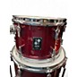 Used SONOR 4 Piece AQX Red Moon Sparkle Drum Kit