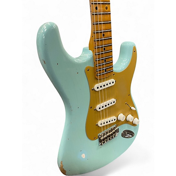 Used Fender Limited '54 Stratocaster Relic Custom Shop SFA Daphne Blue Solid Body Electric Guitar