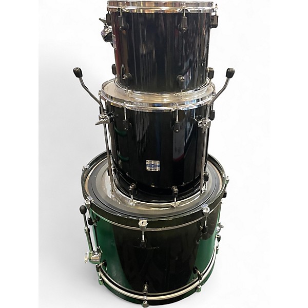 Used Yamaha 3 Piece Stage Custom Advantage Nouveau Burgandy Drum Kit