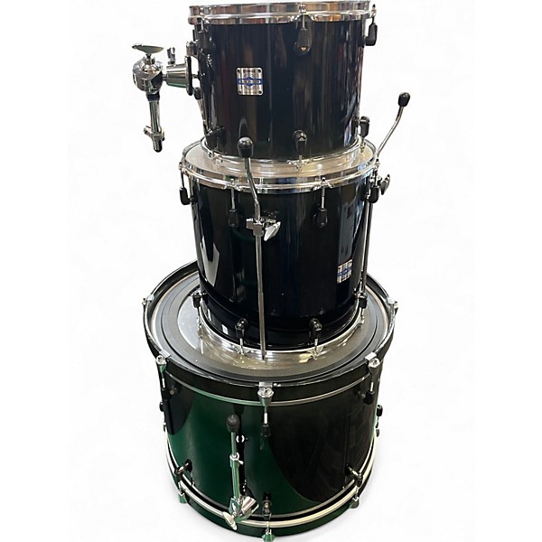 Used Yamaha 3 Piece Stage Custom Advantage Nouveau Burgandy Drum Kit