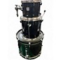 Used Yamaha 3 Piece Stage Custom Advantage Nouveau Burgandy Drum Kit