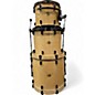 Used Noble & Cooley 3 Piece Custom CD Maple Natural with Sparkles Drum Kit thumbnail