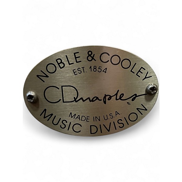 Used Noble & Cooley 3 Piece Custom CD Maple Natural with Sparkles Drum Kit