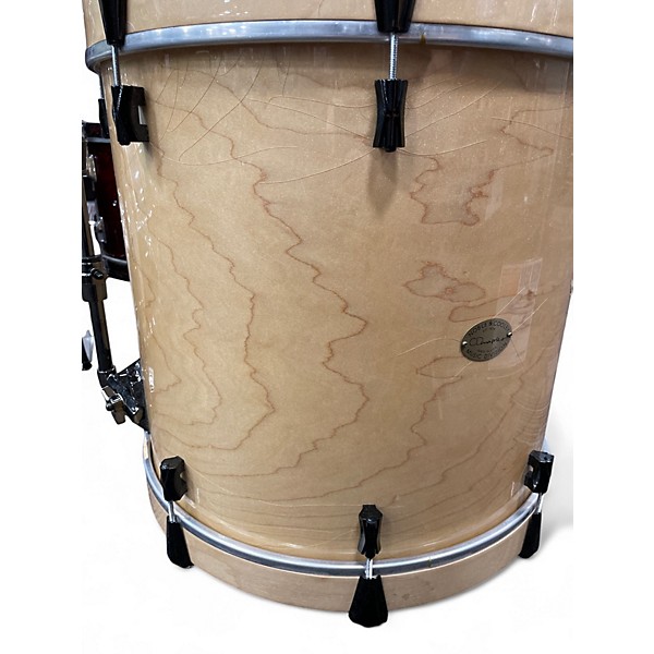 Used Noble & Cooley 3 Piece Custom CD Maple Natural with Sparkles Drum Kit