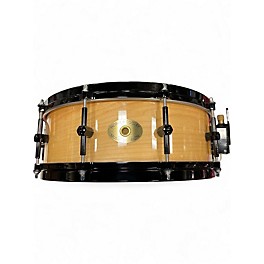 Used Noble & Cooley 14X5 Custom Solid Maple Natural Lacquer with Sparkles  Drum