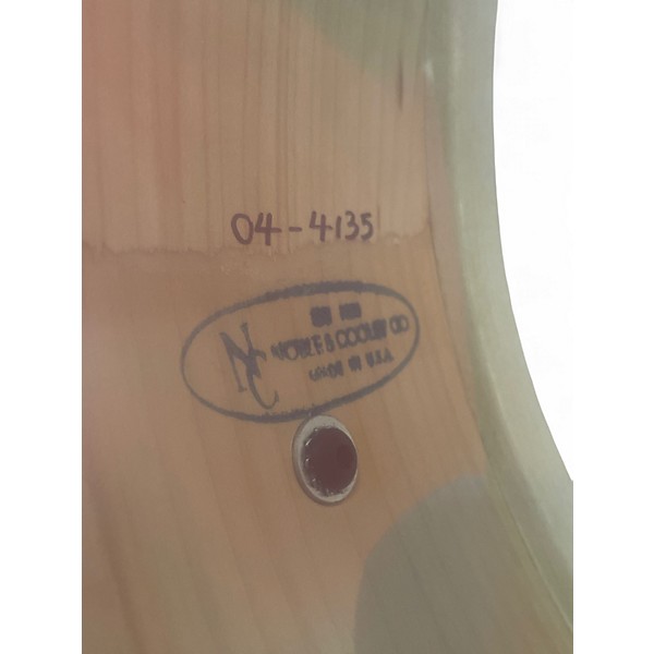 Used Noble & Cooley 14X5 Custom Solid Maple Natural Lacquer with Sparkles Drum