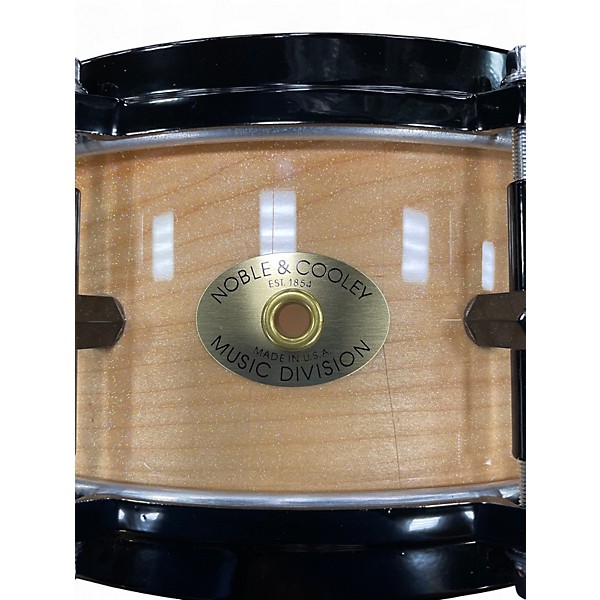 Used Noble & Cooley 14X5 Custom Solid Maple Natural Lacquer with Sparkles Drum