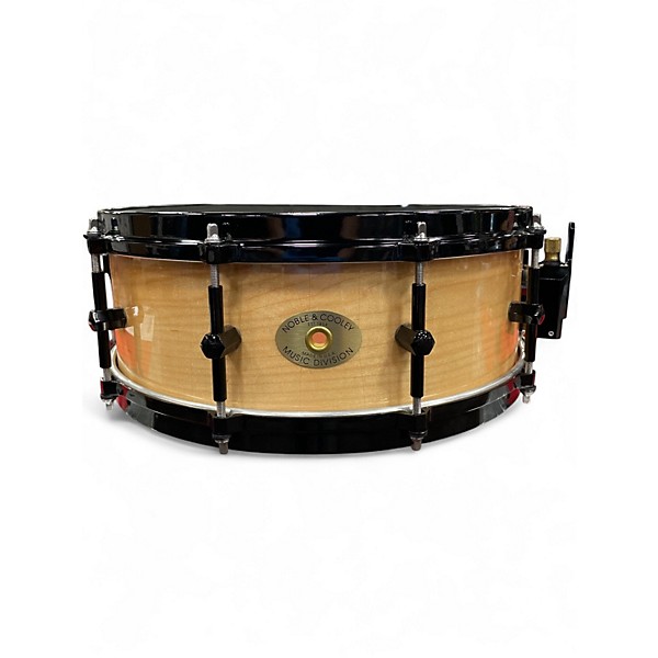 Used Noble & Cooley 14X5 Custom Solid Maple Natural Lacquer with Sparkles Drum