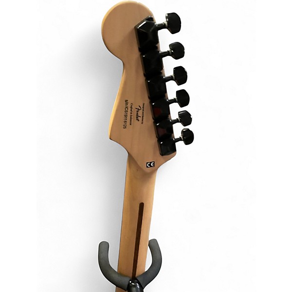 Used Squier Stratocaster HSS 2 Tone Sunburst Solid Body Electric Guitar