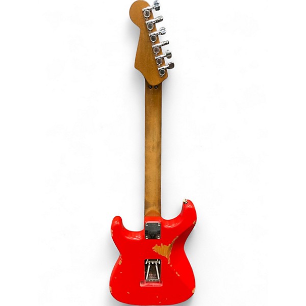 Used EVH Frankenstein Series Relic Red Solid Body Electric Guitar