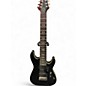 Used Schecter Guitar Research Omen 8 Black Solid Body Electric Guitar thumbnail