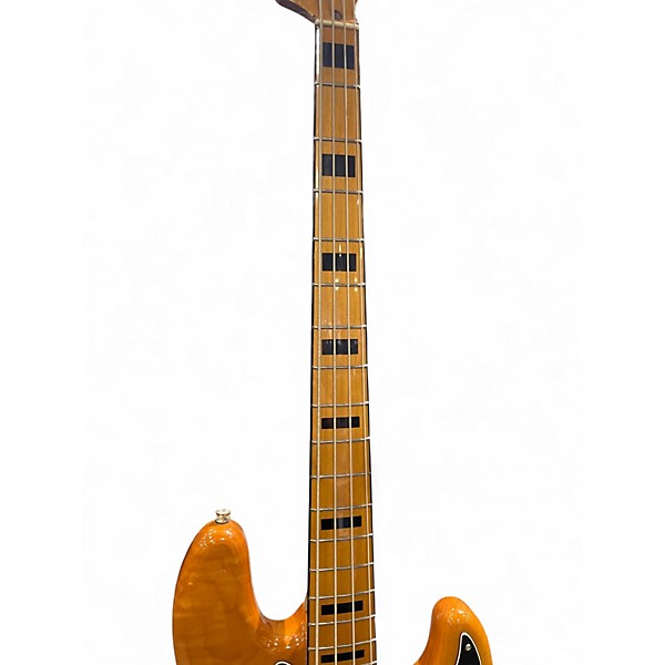 Used Squier Classic Vibe 70s Jazz Bass Natural Electric Bass Guitar