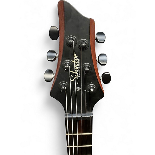 Used 2020s Schecter Guitar Research C1 ROB SCALLON Black Solid Body Electric Guitar